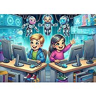 ART PUZZLE Robot Programming Puzzle 200 pieces - Jigsaw Puzzle