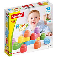 Quercetti Soft Moms - soft cubes 12 pcs - Kids’ Building Blocks