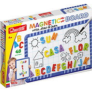 Quercetti Magnetic board with letters - 48 magnets - Magnetic Board