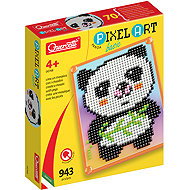 Quercetti 00768 Pixel Art Basic, panda - Toy Jigsaw Puzzle