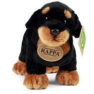 RAPPA Plush Rottweiler standing 18 cm, Eco-Friendly - Soft Toy