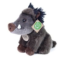 RAPPA Plush wild pig sitting 18 cm, Eco-Friendly - Soft Toy