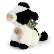 RAPPA Plush cow sitting 18 cm, Eco-Friendly - Soft Toy