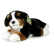 RAPPA Plush Bernese Mountain Dog Lying 23 cm, Eco-Friendly - Soft Toy