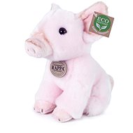 RAPPA Plush pig sitting 20 cm, Eco-Friendly - Soft Toy