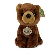 RAPPA Plush brown bear 18 cm, Eco-Friendly - Soft Toy