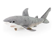 RAPPA Plush white shark 51 cm, Eco-Friendly - Soft Toy