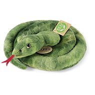 RAPPA Plush snake green 90 cm, Eco-Friendly - Soft Toy