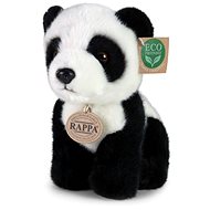 RAPPA Plush panda sitting 18 cm, Eco-Friendly - Soft Toy