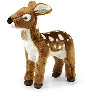 RAPPA Plush wheelbarrow/deer standing 30 cm, Eco-Friendly - Soft Toy