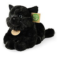 Rappa Plyšová kočka černá 22 cm, Eco-Friendly - Soft Toy