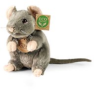 Rappa Plush Mouse (Sitting), 16 cm, Eco-Friendly - Soft Toy