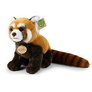 Rappa Red Plush Panda 28 cm, Eco-Friendly - Soft Toy