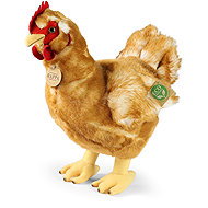 Rappa Plush Standing Hen, 33 cm, with an egg, Eco-Friendly - Soft Toy