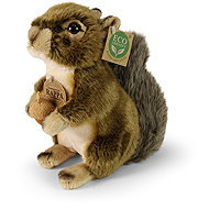 Rappa Plush Squirrel with a Nut, 20 cm, Eco-Friendly - Soft Toy