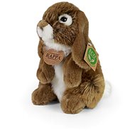 RAPPA Brown plush rabbit standing 18 cm, Eco-Friendly - Soft Toy
