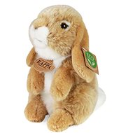RAPPA Plush rabbit beige standing 18 cm, Eco-Friendly - Soft Toy