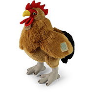 Rappa Plush Rooster, standing, 34 cm, Eco-Friendly - Soft Toy