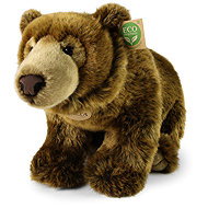 Rappa Brown Teddy Bear, 47 cm, Eco-Friendly - Soft Toy