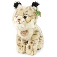 RAPPA Plush lynx cub sitting 25 cm, Eco-Friendly - Soft Toy