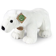 Rappa Plush Polar Bear (Standing), 30 cm, Eco-Friendly - Soft Toy