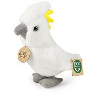 Rappa Plush Cockatoo 17 cm, Eco-Friendly - Soft Toy