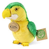 Rappa Green Plush Parrot, 15 cm, Eco-Friendly - Soft Toy