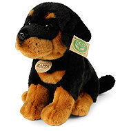 Rappa Plush Rottweiler Dog Sitting 30 cm - Soft Toy