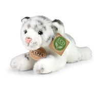 RAPPA Plush white tiger lying 17 cm, Eco-Friendly - Soft Toy