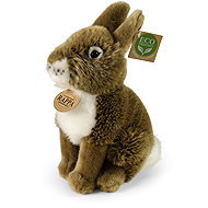 Rappa Brown Plush Rabbit, 20 cm, Eco-Friendly - Soft Toy