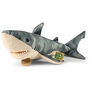 Rappa Plush Shark 40 cm, Eco-Friendly - Soft Toy