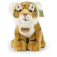 RAPPA Plush brown tiger sitting 25 cm, Eco-Friendly - Soft Toy