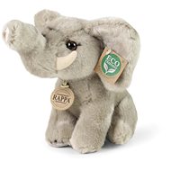 RAPPA Plush sitting elephant 18 cm, Eco-Friendly - Soft Toy