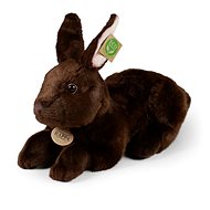 RAPPA Plush Brown Lying Rabbit 36 cm, Eco-Friendly - Soft Toy