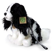 RAPPA Plush cavalier dog with leash 27 cm, Eco-Friendly - Soft Toy
