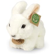 RAPPA Plush white rabbit 16 cm, Eco-Friendly - Soft Toy