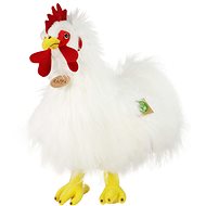 RAPPA Plush white standing rooster 33 cm, Eco-Friendly - Soft Toy