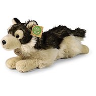 RAPPA Plush wolf lying 32 cm, Eco-Friendly - Soft Toy