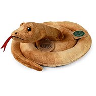 RAPPA Plush snake brown 90 cm, Eco-Friendly - Soft Toy