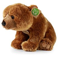 RAPPA Plush Grizzly Bear, Sitting, 30cm - Soft Toy