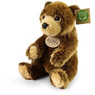 RAPPA Plush brown bear 19 cm, Eco-Friendly - Soft Toy