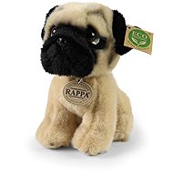 RAPPA Plush dog pug 18 cm, Eco-Friendly - Soft Toy