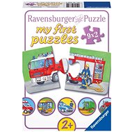 RAVENSBURGER My first puzzle Vehicles and machines 9 × 2 pieces - Jigsaw Puzzle