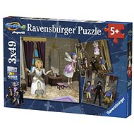 RAVENSBURGER Playmobil Royal Wedding Puzzle 3 × 49 pieces - Jigsaw Puzzle