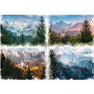 RAVENSBURGER Puzzle Neuschwanstein in the four seasons 18000 pieces - Jigsaw Puzzle