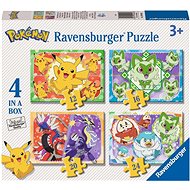 RAVENSBURGER Pokémon Puzzle 4 in 1 (12, 16, 20, 24 pieces) - Jigsaw Puzzle