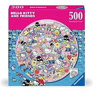 Ravensburger Kulaté puzzle Hello Kitty 500 dílků - Jigsaw Puzzle