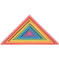 TickIt Rainbow Triangles Rainbow Architect Triangles - Building Set