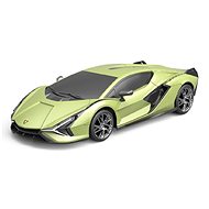 RE.EL Toys Lamborghini Sian 1:24, olívazöld metál, LED világítás - Távirányítós autó