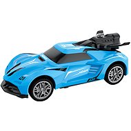 Wiky Glowing and smoking car with remote control 18 cm - Remote Control Car